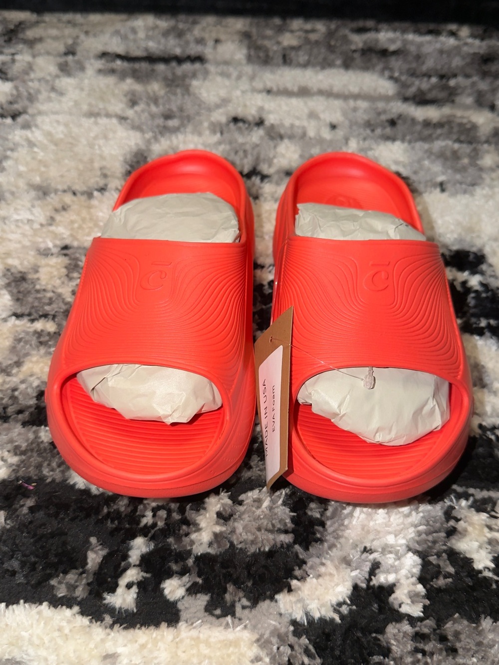 Clove Supercush Recovery Coral Slide Sandals - Easy Slip-On Comfort